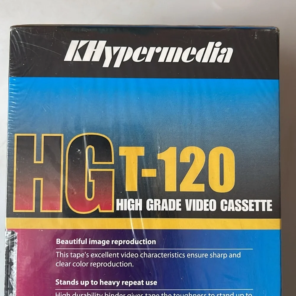 Factory sealed 3 Pack VHS Blank Tapes